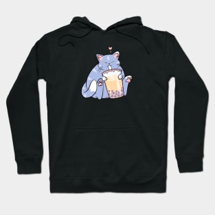 boba cat Hoodie